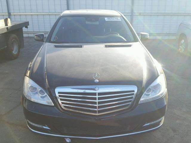 WDDNG7DB7CA423412 - 2012 MERCEDES-BENZ S 550 BLACK photo 9