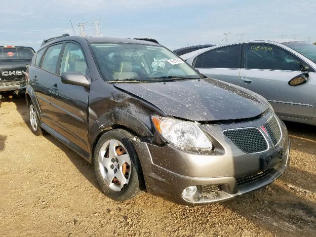 5Y2SL65876Z443901 - 2006 PONTIAC VIBE GRAY photo 1