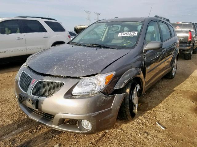 5Y2SL65876Z443901 - 2006 PONTIAC VIBE GRAY photo 2