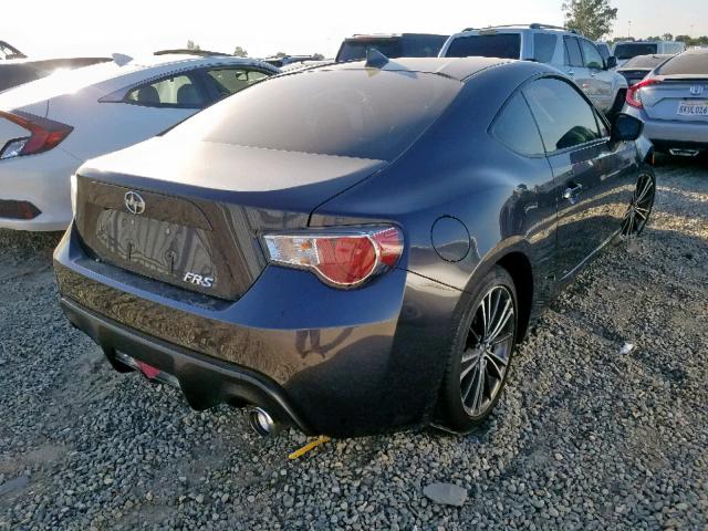 JF1ZNAA15G8708641 - 2016 TOYOTA SCION FR-S CHARCOAL photo 4