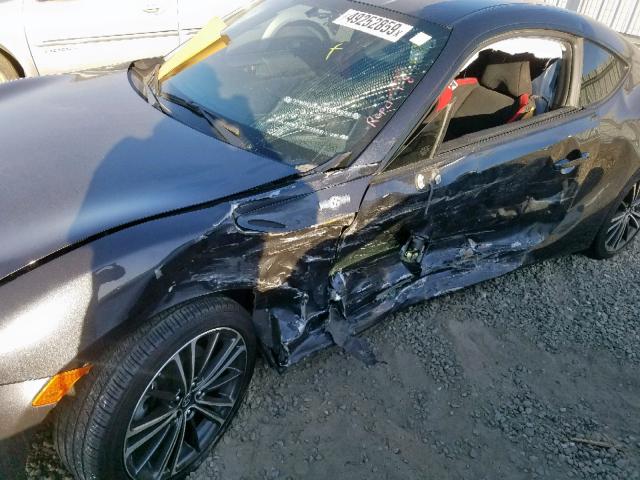 JF1ZNAA15G8708641 - 2016 TOYOTA SCION FR-S CHARCOAL photo 9