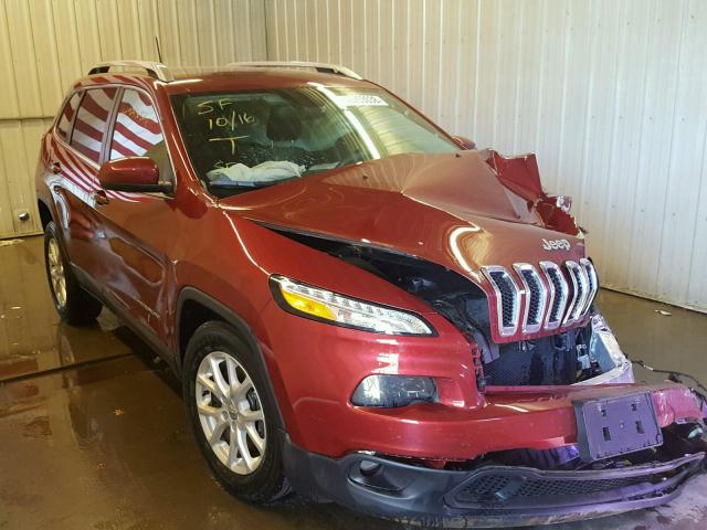 1C4PJMCS8GW327253 - 2016 JEEP CHEROKEE L RED photo 1