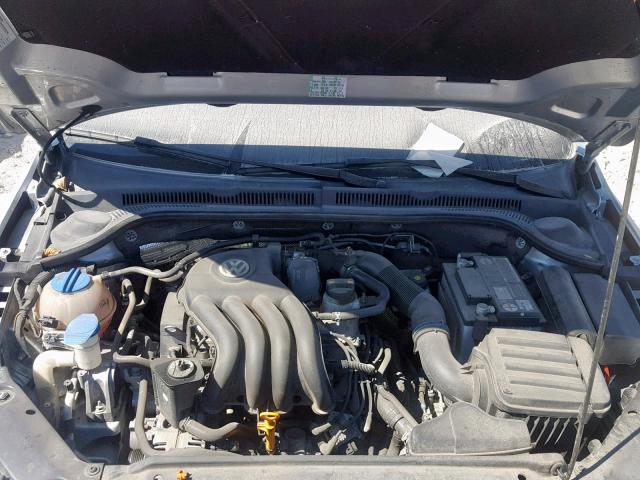 3VW2K7AJ3DM226777 - 2013 VOLKSWAGEN JETTA BASE SILVER photo 7