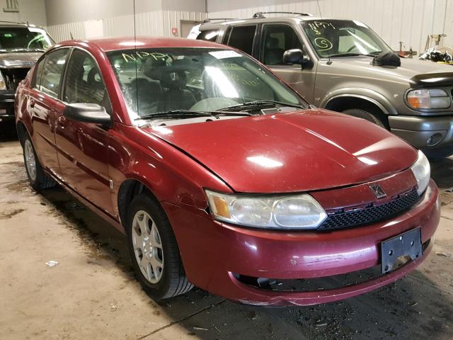 1G8AJ54F34Z231371 - 2004 SATURN ION LEVEL MAROON photo 1
