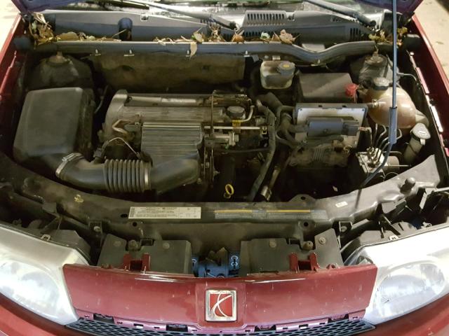 1G8AJ54F34Z231371 - 2004 SATURN ION LEVEL MAROON photo 7
