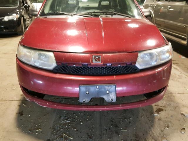 1G8AJ54F34Z231371 - 2004 SATURN ION LEVEL MAROON photo 9
