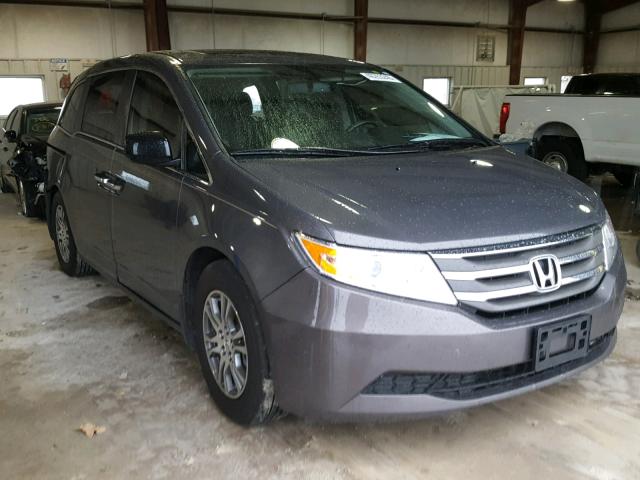 5FNRL5H6XDB054580 - 2013 HONDA ODYSSEY EX GRAY photo 1