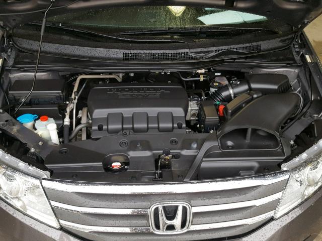 5FNRL5H6XDB054580 - 2013 HONDA ODYSSEY EX GRAY photo 7