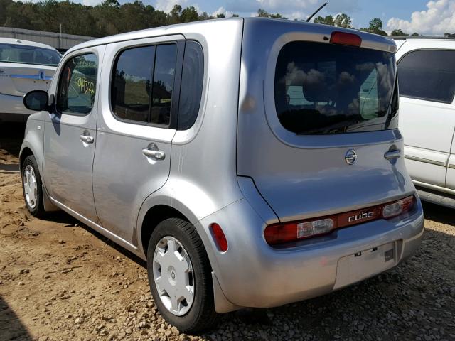 JN8AZ2KR0AT166072 - 2010 NISSAN CUBE BASE SILVER photo 3