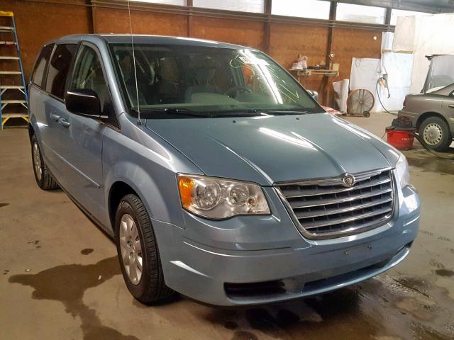 2A8HR44E09R592887 - 2009 CHRYSLER TOWN & COU BLUE photo 1