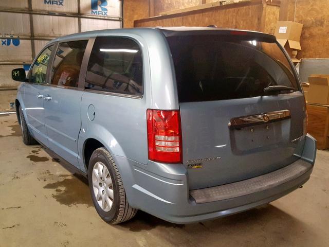 2A8HR44E09R592887 - 2009 CHRYSLER TOWN & COU BLUE photo 3