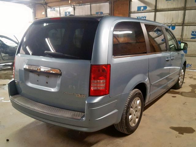 2A8HR44E09R592887 - 2009 CHRYSLER TOWN & COU BLUE photo 4