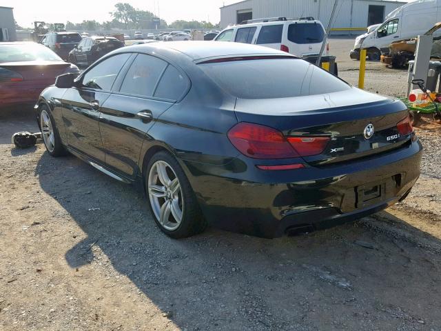 WBA6B4C57ED760362 - 2014 BMW 650 XI BLACK photo 3