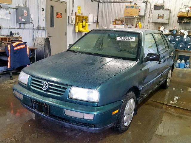 3VWRA81H7TM010207 - 1996 VOLKSWAGEN JETTA GL GREEN photo 2