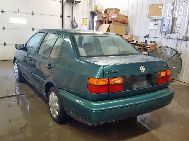 3VWRA81H7TM010207 - 1996 VOLKSWAGEN JETTA GL GREEN photo 3