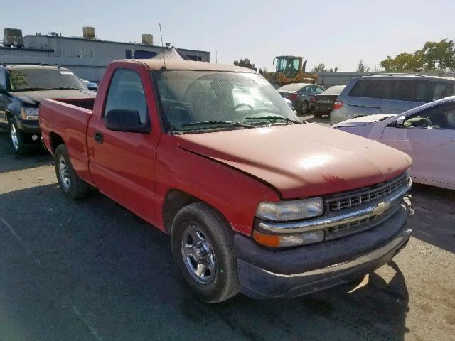 1GCEC14W7YZ165097 - 2000 CHEVROLET SILVERADO RED photo 1