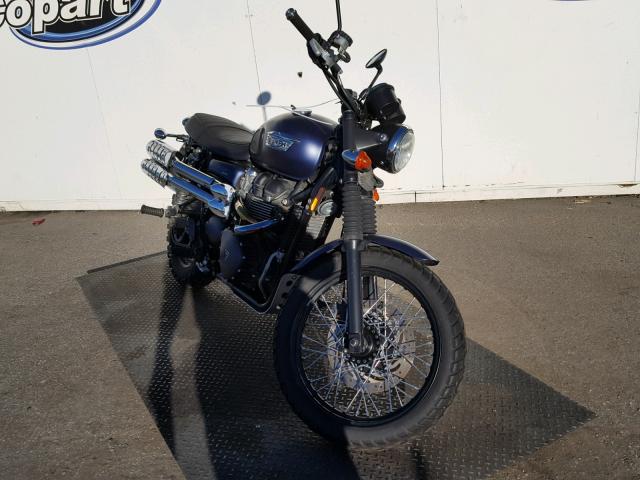 SMT925RN1ET638133 - 2014 TRIUMPH MOTORCYCLE SCRAMBLER BLUE photo 1