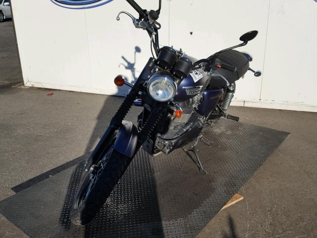 SMT925RN1ET638133 - 2014 TRIUMPH MOTORCYCLE SCRAMBLER BLUE photo 2