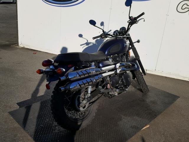 SMT925RN1ET638133 - 2014 TRIUMPH MOTORCYCLE SCRAMBLER BLUE photo 4