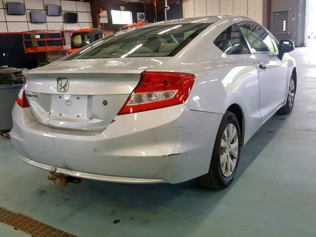 2HGFG3B25CH503787 - 2012 HONDA CIVIC DX SILVER photo 4