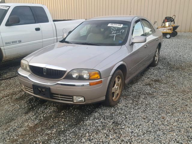 1LNHM87A21Y721164 - 2001 LINCOLN LS GOLD photo 2