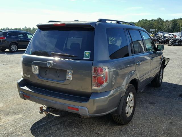 5FNYF282X8B023575 - 2008 HONDA PILOT VP GRAY photo 4