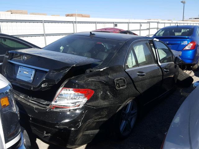 WDDGF4HB7EA956674 - 2014 MERCEDES-BENZ C 250 BLACK photo 4