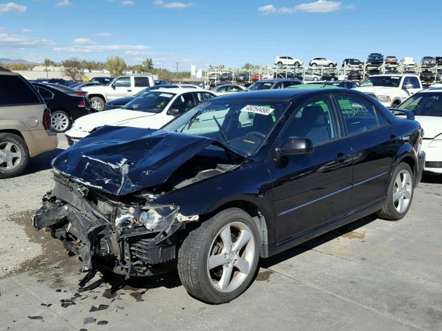 1YVHP80C575M63542 - 2007 MAZDA MAZDA6 BLACK photo 2