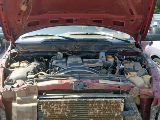 3D7KR28A38G114613 - 2008 DODGE RAM 2500 S წითელი ფოტო 7