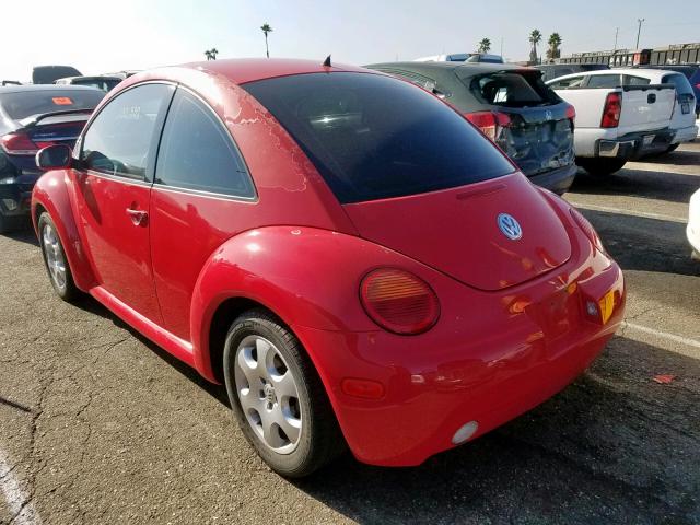3VWCK21C23M437069 - 2003 VOLKSWAGEN NEW BEETLE წითელი ფოტო 3