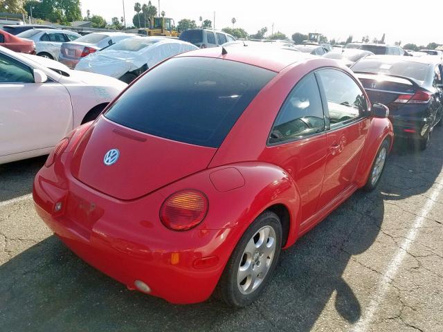 3VWCK21C23M437069 - 2003 VOLKSWAGEN NEW BEETLE წითელი ფოტო 4