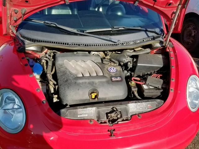 3VWCK21C23M437069 - 2003 VOLKSWAGEN NEW BEETLE წითელი ფოტო 7