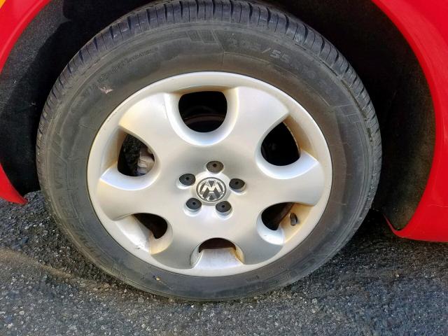 3VWCK21C23M437069 - 2003 VOLKSWAGEN NEW BEETLE წითელი ფოტო 9