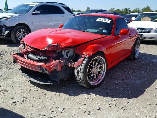 JM1NC2FF0A0206134 - 2010 MAZDA MX-5 MIATA RED photo 2