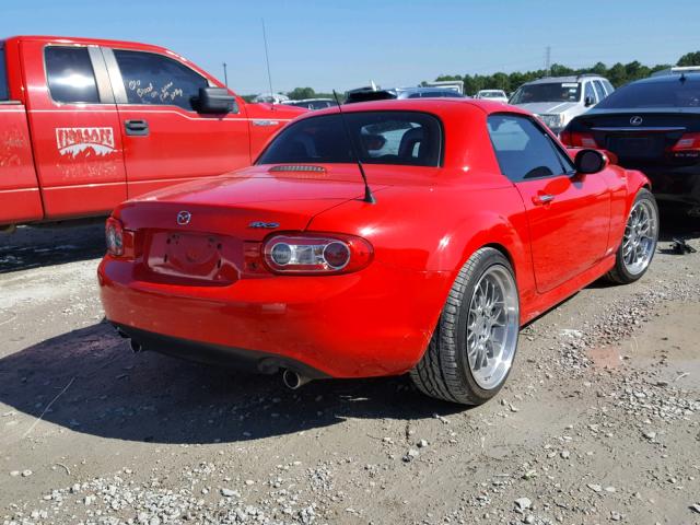 JM1NC2FF0A0206134 - 2010 MAZDA MX-5 MIATA RED photo 4