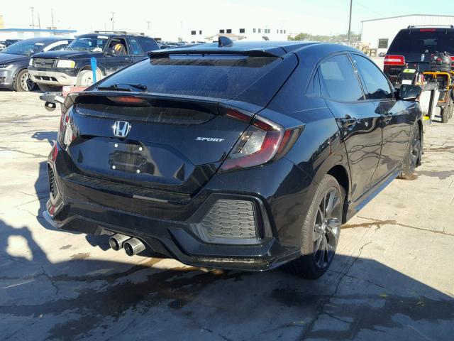 SHHFK7H49JU210375 - 2018 HONDA CIVIC SPOR BLACK photo 4