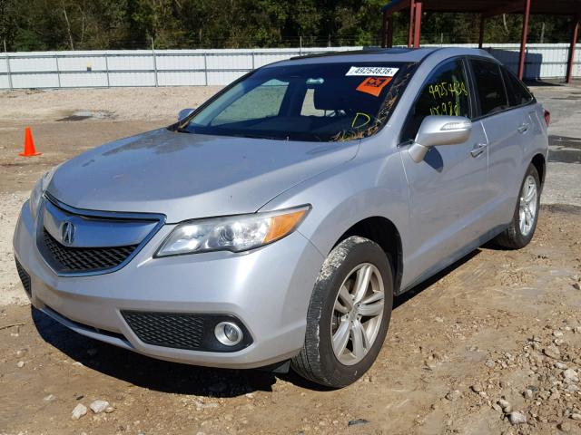 5J8TB3H51DL000345 - 2013 ACURA RDX TECHNO SILVER photo 2