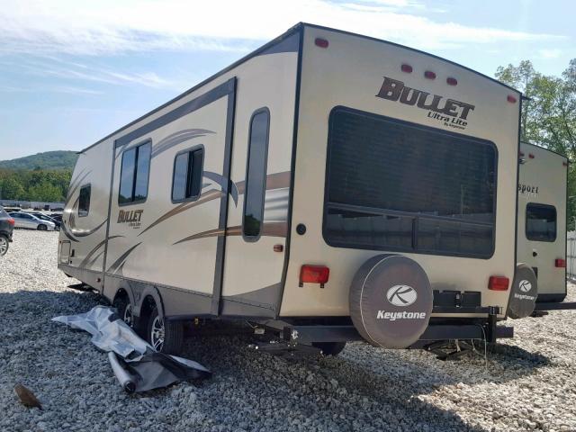 4YDT26920GD420517 - 2016 KEYSTONE BULLET TAN photo 3