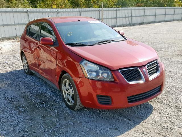 5Y2SP67019Z460774 - 2009 PONTIAC VIBE RED photo 1