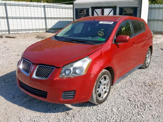 5Y2SP67019Z460774 - 2009 PONTIAC VIBE RED photo 2