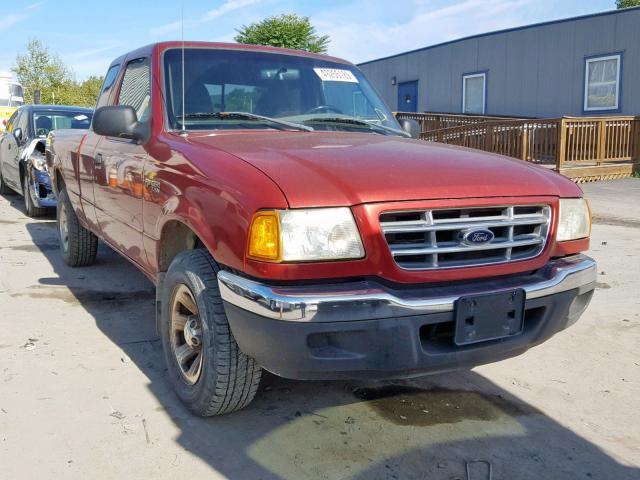 1FTYR14V22TA66393 - 2002 FORD RANGER SUP RED photo 1