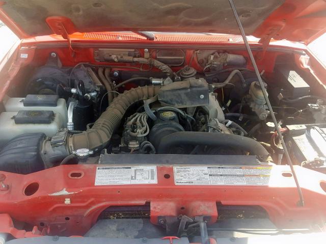 1FTYR10CXYTA56322 - 2000 FORD RANGER RED photo 7