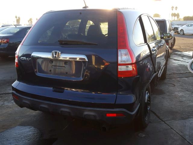 JHLRE38719C003337 - 2009 HONDA CR-V EXL BLUE photo 4