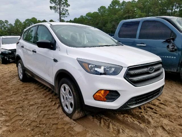 1FMCU0F73KUB31694 - 2019 FORD ESCAPE S WHITE photo 1