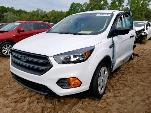 1FMCU0F73KUB31694 - 2019 FORD ESCAPE S WHITE photo 2