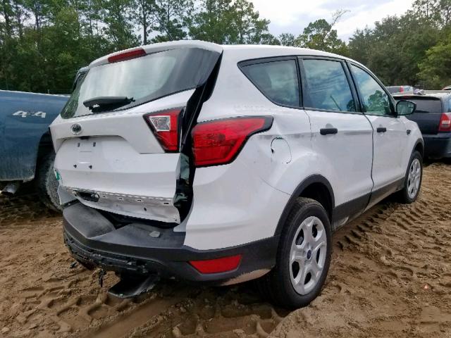 1FMCU0F73KUB31694 - 2019 FORD ESCAPE S WHITE photo 4