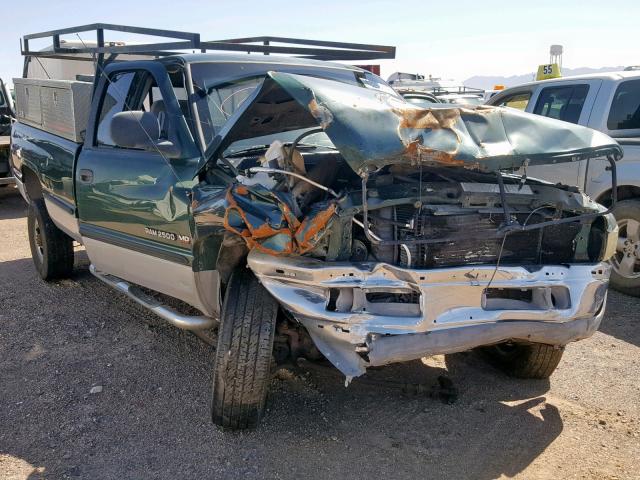 1B7KF23W4XJ635522 - 1999 DODGE RAM 2500 GREEN photo 1