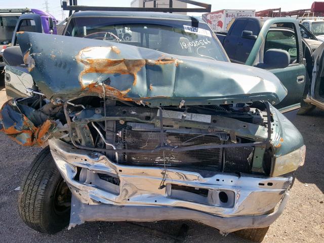 1B7KF23W4XJ635522 - 1999 DODGE RAM 2500 GREEN photo 7