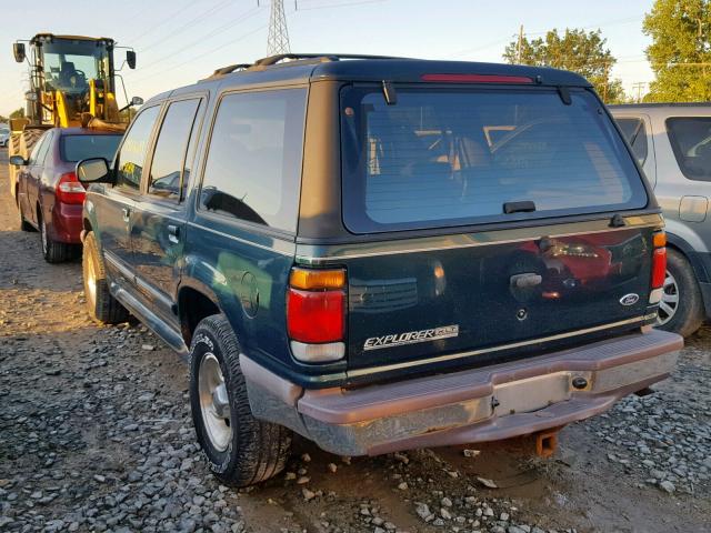 1FMDU34X7TZA81976 - 1996 FORD EXPLORER GREEN photo 3