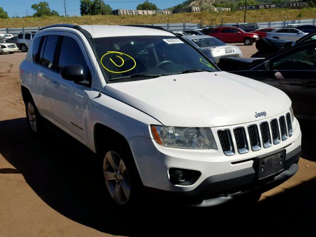 1C4NJDBB1CD570305 - 2012 JEEP COMPASS SP WHITE photo 1